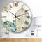 Designart Vintage Floral Birdcage II Wall Clock